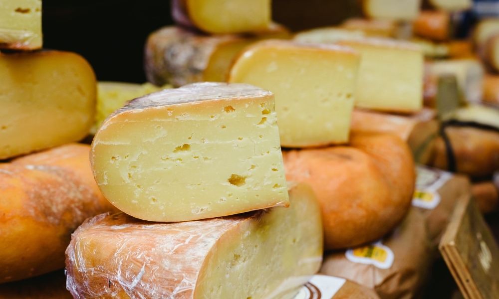 Lebensmittel, die auf dem italienischen Markt in Nizza verkauft werden