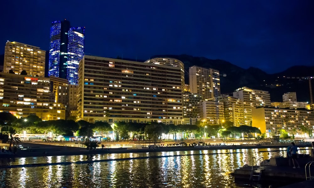 Monaco by night