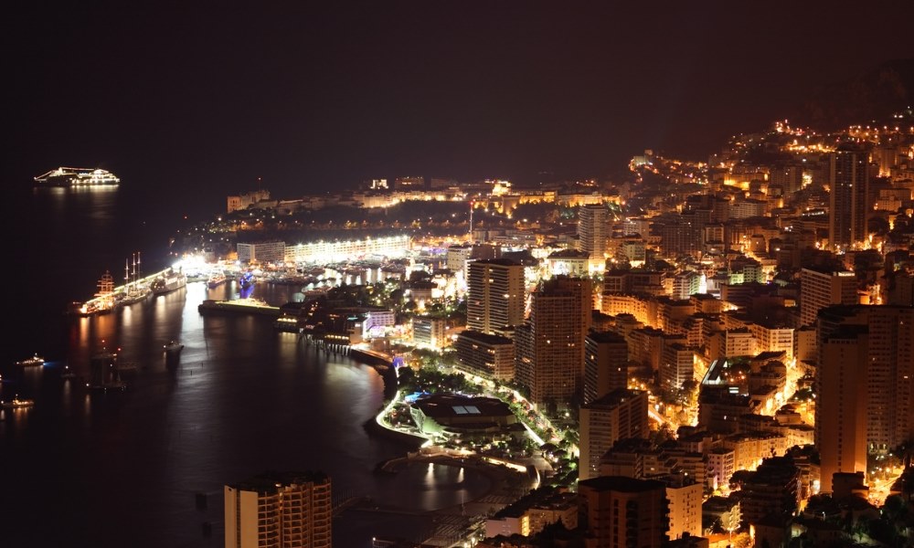Monaco by night